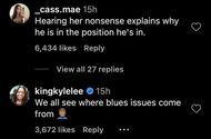 Netizens weigh in on Blueface's mom Karlissa's comments (Image via Instagram/@theshaderoom)